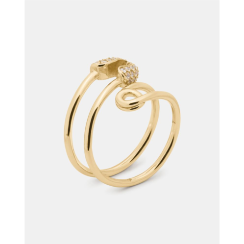 Kate spade Bits And Baubles Safety Pin Ring