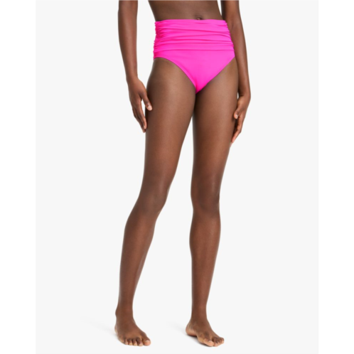 Kate spade Shirred High Waist Bikini Bottom