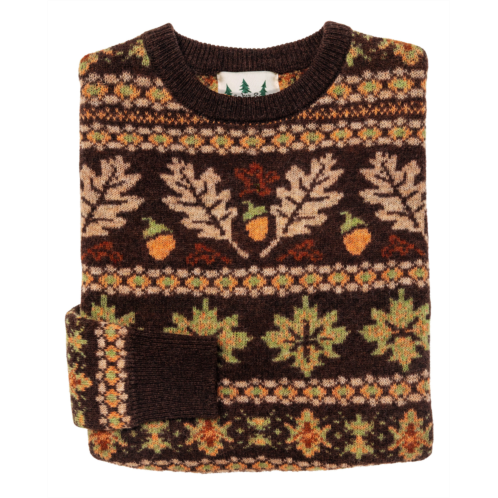 KIEL JAMES PATRICK Acorn Leaves Fair Isle Sweater