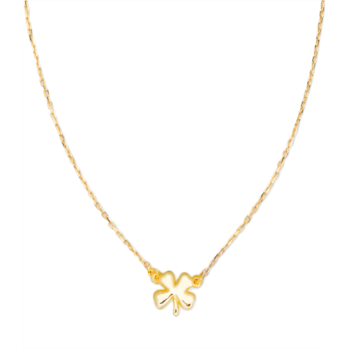 KIEL JAMES PATRICK Gold Four Leaf Clover Necklace