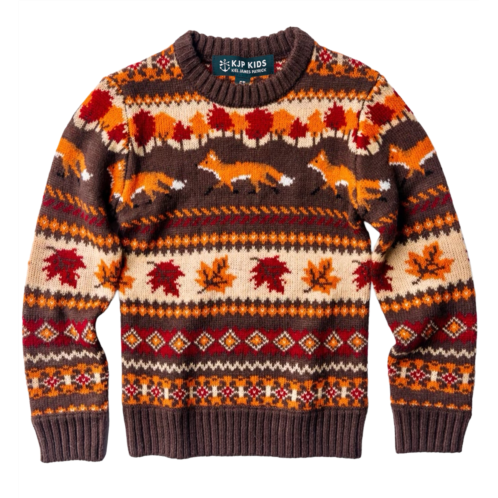 KIEL JAMES PATRICK Fox and Foliage Kids Sweater