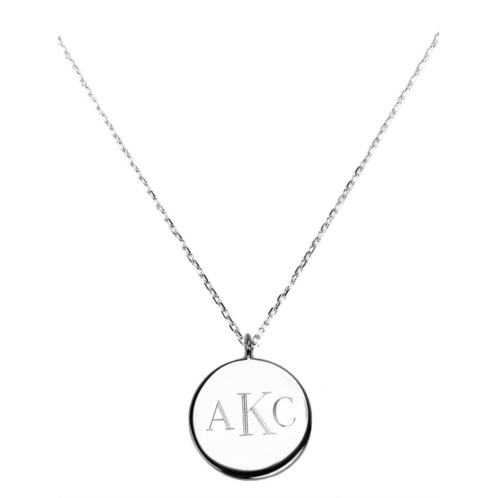 KIEL JAMES PATRICK Silver Engravable Mothers Day Pendant Necklace