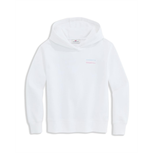 Girls Vineyard Vines Kids Crew Neck Hoodie (Toddler/Little Kids/Big Kids)
