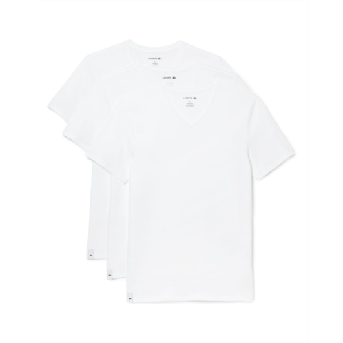 Mens Lacoste 3-Pack V-Neck Slim Fit Essential T-Shirt