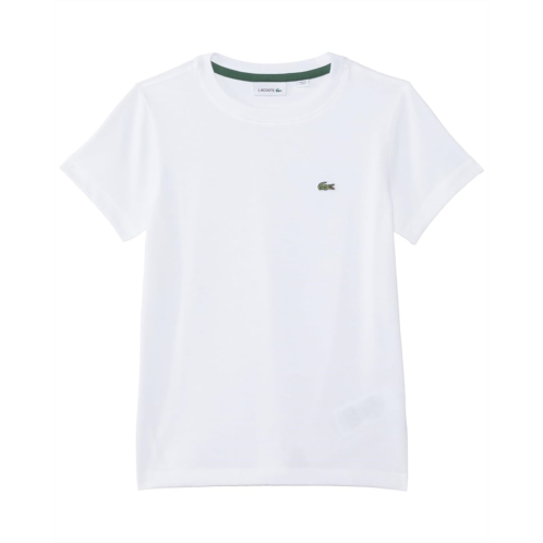 Lacoste Kids Short Sleeve Crew Neck Classic Cotton T-Shirt (Toddler/Little Kids/Big Kids)