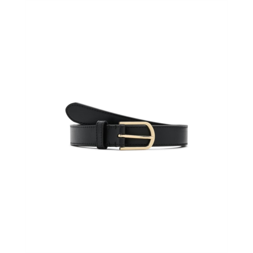 POLO Ralph Lauren Lauren Ralph Lauren Rounded-Buckle Leather Skinny Belt