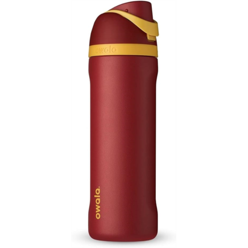 Owala Harry Potter FreeSip Insulated Stainless Steel Water Bottle with Straw BPA-Free Sports Water Bottle Great for Travel 24 Oz Gryffindor
