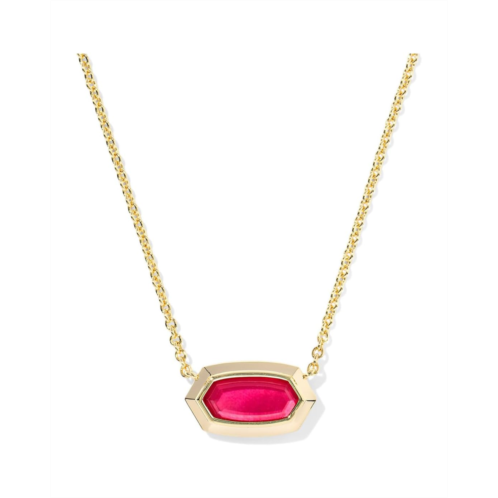 Kendra Scott Elisa Bezel Short Pendant Necklace