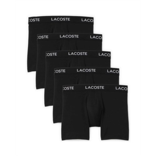 Mens Lacoste 5-Pack Cotton Boxer Briefs