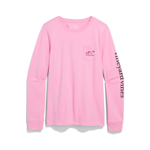Womens Vineyard Vines Long Sleeve Pocket Tee
