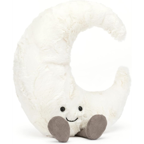 Jellycat Amuseables Moon Stuffed Toy Medium 10.5inch - Moon Plush - Fun Gift Idea