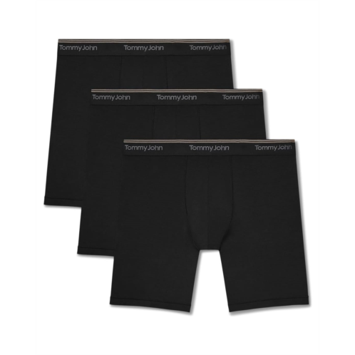Mens Tommy John Ultra Soft Flex 6 Boxer Brief 3-Pack