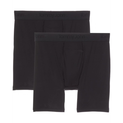 Mens Tommy John Second Skin 6 Boxer Brief 2-Pack