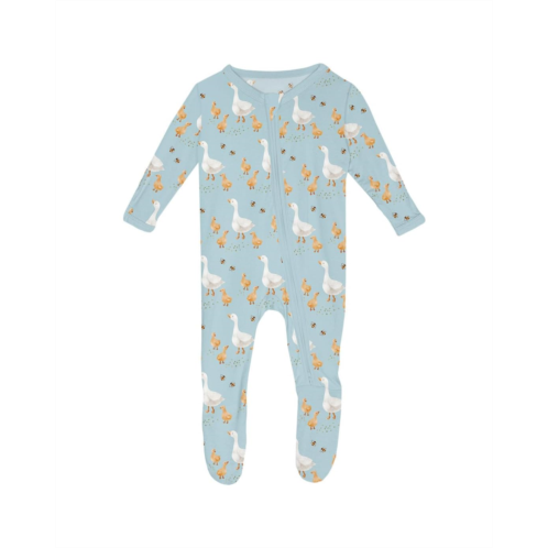 Kickee Pants Kids Print Footie with 2 Way Zipper (Infant)