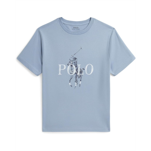 Boys Polo Ralph Lauren Kids Big Pony Cotton Jersey Tee (Big Kid)