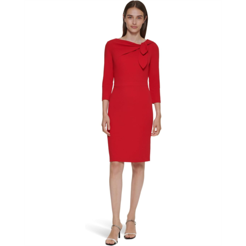 Calvin Klein Bow Neck Sheath