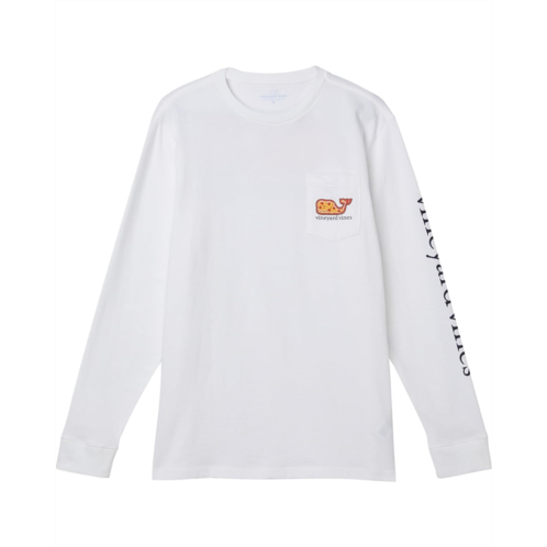 Vineyard Vines Kids Game Day Long-Sleeve Pocket Tee (Toddler/Little Kid/Big Kid)