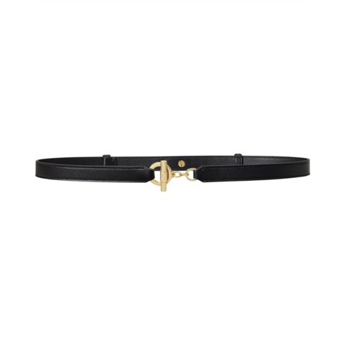 POLO RALPH LAUREN Lauren Ralph Lauren Leather Toggle Skinny Belt