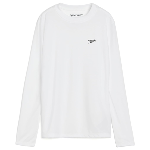 Boys Speedo Kids UV Swim Shirt Long Sleeve Tee Graphic (Little Kid/Big Kid)