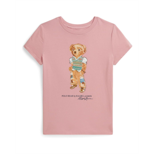 Girls Polo Ralph Lauren Kids Polo Bear Cotton Jersey Tee (Big Kid)