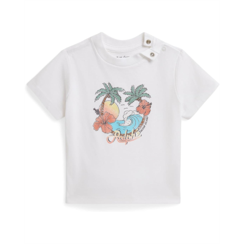 Boys Polo Ralph Lauren Kids Cotton Jersey Graphic Tee (Infant)