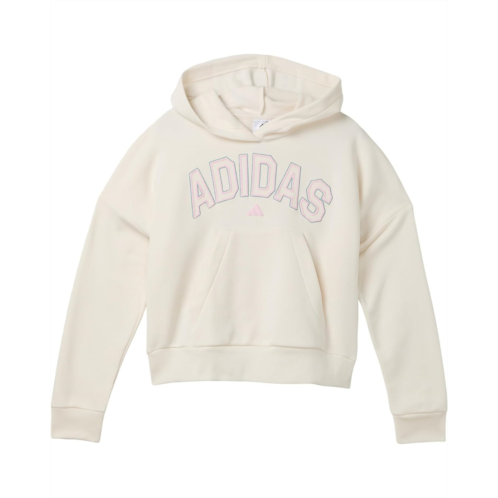 Girls adidas Kids Graphics Fleece Hooded Pullover (Big Kid)