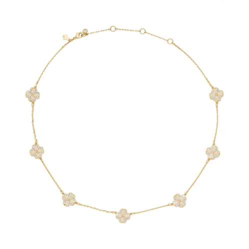 Kate Spade New York Spade Flower Pave Scatter Necklace