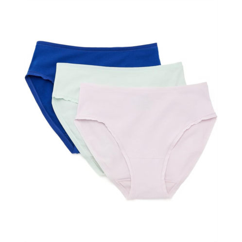 Womens Natori Bliss Bare Cotton Hipster 3-Pack