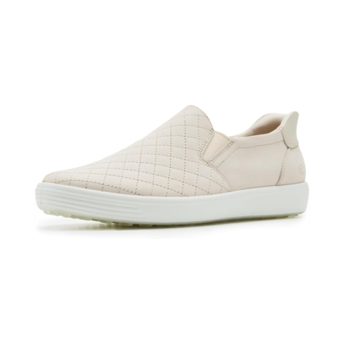 Womens ECCO Soft 7 Quilted Easy Slip-On Sneakers