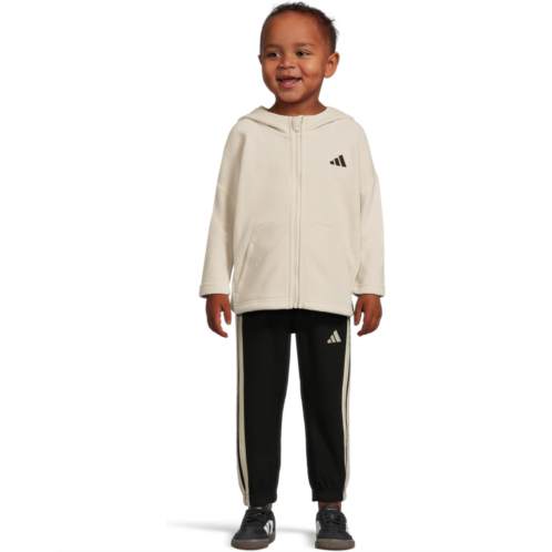 Adidas Kids Winterized Hooded Jacket Joggers Set