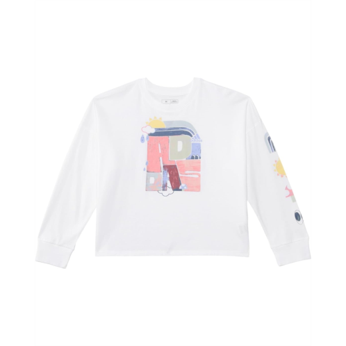 Adidas Kids Long Sleeve Waist Crew Neck Tee(Big Kid)