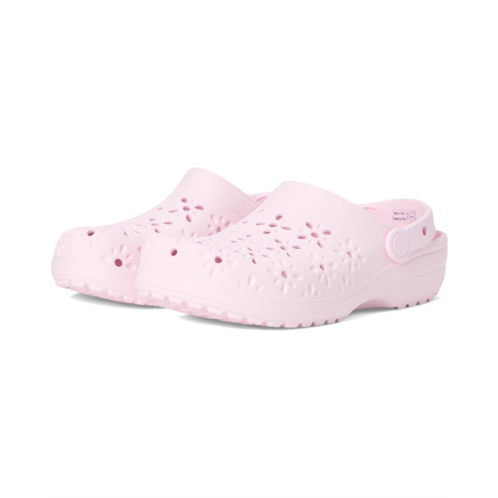 Unisex Crocs Classic Clogs with Floral Cut Out Design