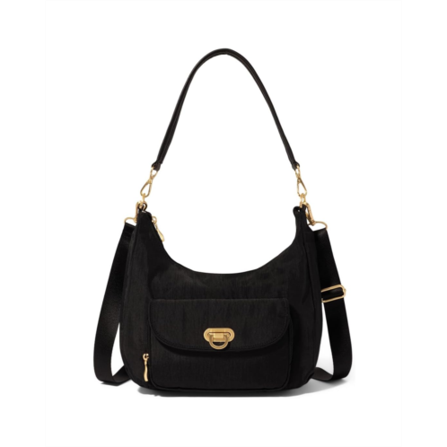 Baggallini Coastal Flip Lock Half Moon Bag