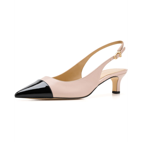 Womens Michael Michael Kors Amara Toe Cap Sling Pumps