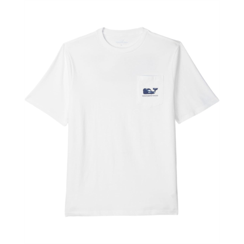 Vineyard Vines Kids Gone Fishing Whale Fill Short Sleeve Tee (Little Kid/Big Kid)