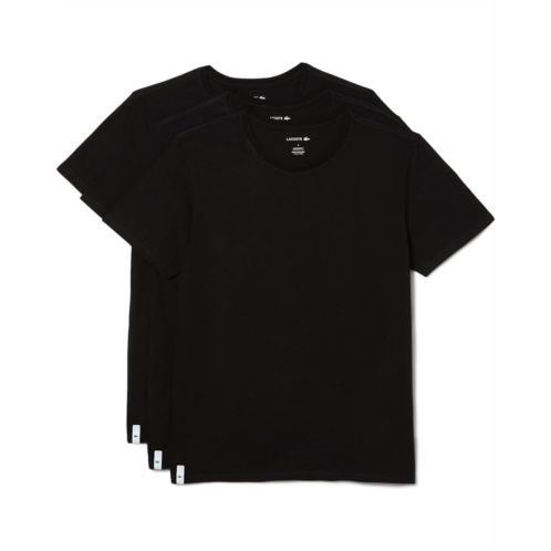 Mens Lacoste 3-Pack Crew Neck Regular Fit Essential T-Shirt
