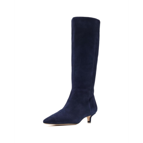 POLO Ralph Lauren Womens Lauren Ralph Lauren Francesca Sheep-Suede Tall Boot Heels