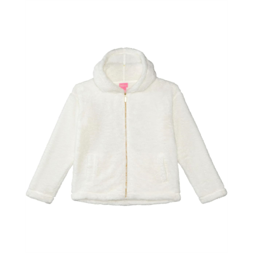 Girls Lilly Pulitzer Kids Eastley Sherpa Hoodie (Toddler/Little Kid/Big Kid)