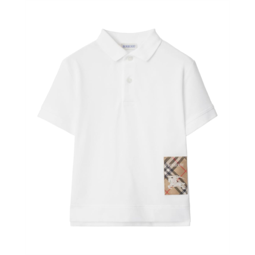 Burberry Kids Johane EKD Label Polo Shirt (Toddler/Little Kid/Big Kid)