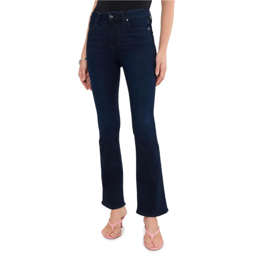 Paige Petite High-Rise Manhattan Boot Reverse Sm Beltloops in The Forum
