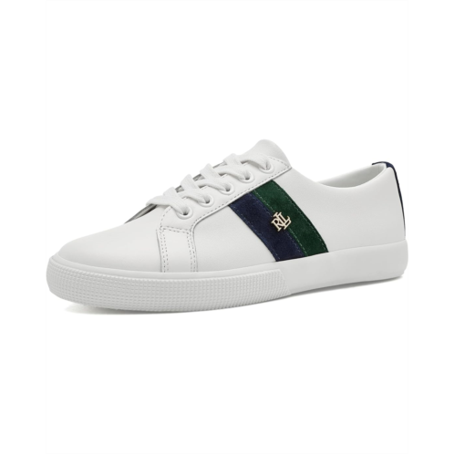 POLO Ralph Lauren Womens Lauren Ralph Lauren Janson II Leather & Suede Sneakers