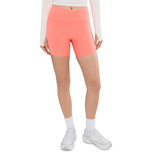 Womens Beyond Yoga Spacedye At Your Leisure 5 Biker Shorts