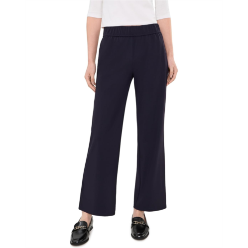 Womens Elliott Lauren Prime Time Elastic Waist Pull-On Straight Leg Pants with Back Besom Pockets