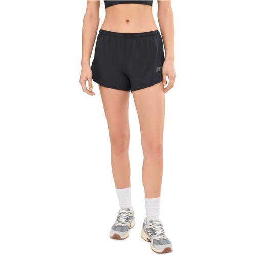 Womens New Balance 3 Run Essentials Shorts