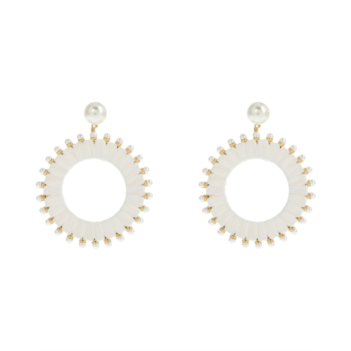 Kate Spade New York Francesca Drop Hoops Earrings