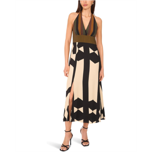 Vince Camuto V-neck Barback Maxi
