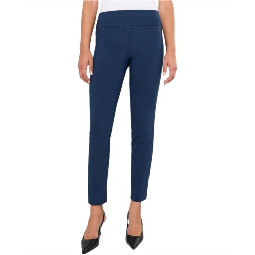 Womens Elliott Lauren Control Stretch Pull-On Ankle Pants with Back Slit detail