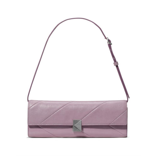 Kate Spade New York Deco Pieced Glazed Leather Soft Mini Shoulder