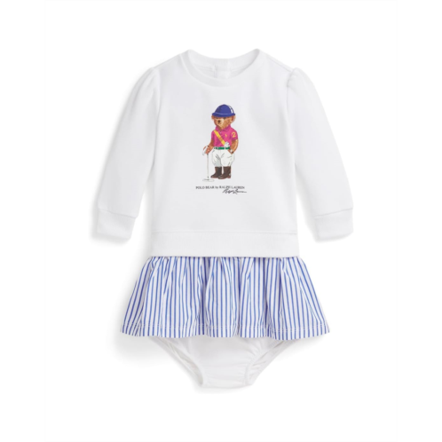 Polo Ralph Lauren Kids Polo Bear Fleece Dress & Bloomer (Infant)