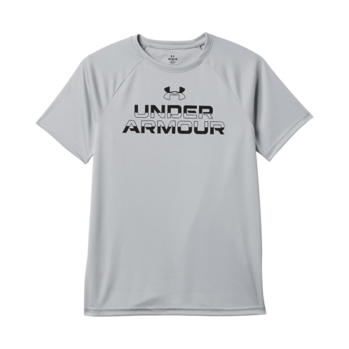 Under Armour Kids Tech Split Wordmark Short Sleeve T-Shirt (Big Kids)